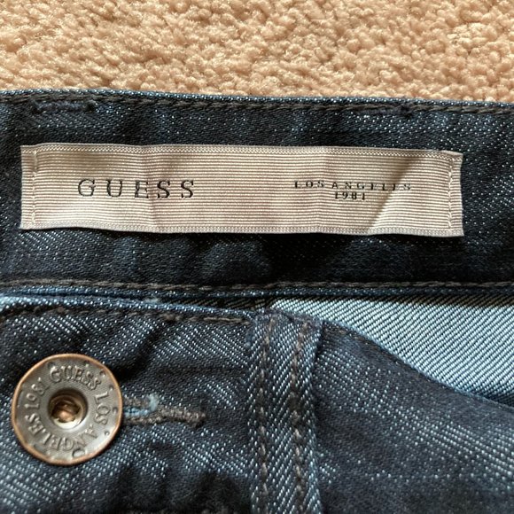 Guess Dark Blue Women Jeans - Picture 2 of 4